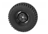 RC4WD 1.9 Landies Vintage Stamped Steel Beadlock Wheels Black (4)