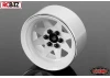 RC4WD 6 Lug Wagon 2.2 Steel Stamped Beadlock Wheels (White)