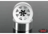 RC4WD 6 Lug Wagon 2.2 Steel Stamped Beadlock Wheels (White)