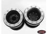 RC4WD Universal Monster Truck Beadlock Wheels V2 For Tamiya Clod Buster (Black Delrin)