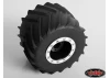 RC4WD Universal Monster Truck Beadlock Wheels V2 For Tamiya Clod Buster (Black Delrin)