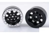 RC4WD Raceline Monster 1.9 Beadlock Wheels (Black/Silver)