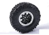 RC4WD Raceline Monster 1.9 Beadlock Wheels (Black/Silver)