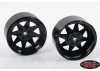 RC4WD 6 Lug Wagon 2.2 Steel Stamped Beadlock Wheels (Black)