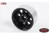 RC4WD Raceline Monster 2.2 Beadlock Wheels (Black/Silver)