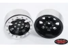 RC4WD Raceline Monster 2.2 Beadlock Wheels (Black/Silver)