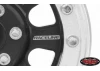 RC4WD Raceline Monster 2.2 Beadlock Wheels (Black/Silver)
