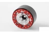 RC4WD TRO 1.7 Stamped Steel Beadlock Wheels (Red/Chrome)
