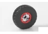 RC4WD TRO 1.7 Stamped Steel Beadlock Wheels (Red/Chrome)