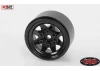 RC4WD Stamped Steel 1.0 Stock Beadlock Wheels (Black) (4)