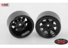 RC4WD Stamped Steel 1.0 Stock Beadlock Wheels (Black) (4)