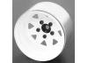 RC4WD 5 Lug Deep Dish Wagon 1.9 Steel Stamped Beadlock Wheels (White)