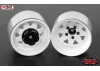RC4WD 5 Lug Deep Dish Wagon 1.9 Steel Stamped Beadlock Wheels (White)
