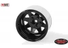 RC4WD 5 Lug Deep Dish Wagon 1.9 Steel Stamped Beadlock Wheels (Black) (4)