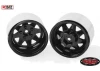 RC4WD 5 Lug Deep Dish Wagon 1.9 Steel Stamped Beadlock Wheels (Black) (4)