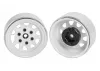 Stamped Steel 1.7 Beadlock Wagon Wheels (White) RC4WD