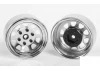 Stamped Steel 1.7 Beadlock Wagon Wheels (Chrome) RC4WD