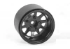 Deep Dish Wagon 1.55 Stamped Steel Beadlock Wheels (Black) (4)