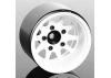 Deep Dish Wagon 1.55 Stamped Steel Beadlock Wheels (White) RC4WD