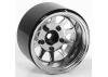 Deep Dish Wagon 1.55 Stamped Steel Beadlock Wheels (Chrome) RC4WD
