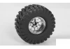 Deep Dish Wagon 1.55 Stamped Steel Beadlock Wheels (Chrome) RC4WD