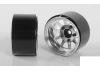 Deep Dish Wagon 1.55 Stamped Steel Beadlock Wheels (Chrome) RC4WD