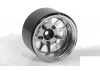 Deep Dish Wagon 1.55 Stamped Steel Beadlock Wheels (Chrome) RC4WD