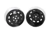 RC4WD Stamped Steel 1.7 10-Oval Hole Wheels (Black) RC4WD