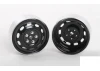 RC4WD Stamped Steel 1.7 10-Oval Hole Wheels (Black) RC4WD