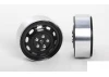 RC4WD Stamped Steel 1.7 10-Oval Hole Wheels (Black) RC4WD