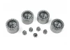 RC4WD Fuel Off-Road 1.55 Zephyr Beadlock Wheels (Gunmetal) RC4WD