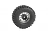 RC4WD OEM 6-Lug Stamped Steel 1.55 Beadlock Wheels (Black and Chrome) RC4WD