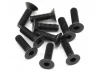 Axial M3x10mm Hex Socket Flat Head (Black) (10)