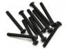 Axial M3x25mm Hex Socket Button Head (Black) (10)