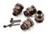 Kyosho Wheel Hub (Gun Metal - L) ST-Rr Evo (4)