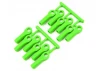RPM Long Traxxas Rod Ends - Green (12) (Upgrade for TRX5525)