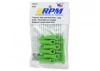 RPM Long Traxxas Rod Ends - Green (12) (Upgrade for TRX5525)
