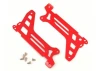 Traxxas Main frame side plate outer (2) (red-anodized) (Aluminium)/ screws (6)