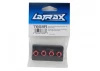 Wheel nut washer - machined Aluminium - red / 3x12mm CS (4)