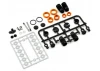 XRay Aluminium Shock Absorber-Set - Orange (2)