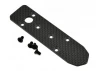 XRay Graphite Chassis Cover Front