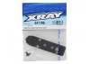 XRay Graphite Chassis Cover Front