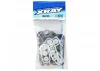 XRay XB8 Front Shock Absorbers + Boots Complete Set (2)