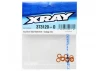 XRay Aluminium Shim 5.3X7.8X0.5mm - Orange (10)
