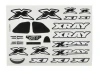 XRay X1 Sticker For Body - White