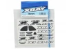 XRay X1 Sticker For Body - White