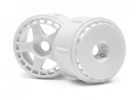 HPI Micro RS4 FIFTEEN52 TurboMac Wheels - White - Pack of 6