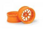 HPI Tech 7 Wheel Orange (9mm/2Pcs)