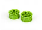 RTR Aero 5 Wheel 26mm Green (6mm Offset/2pcs)