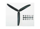 GWS Scale Prop 9X5 3-Blade Black